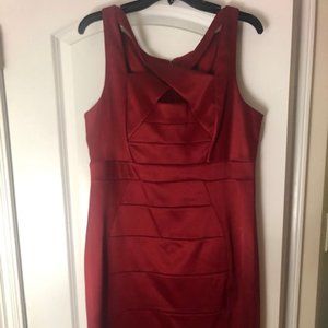 Red Sateen Dress